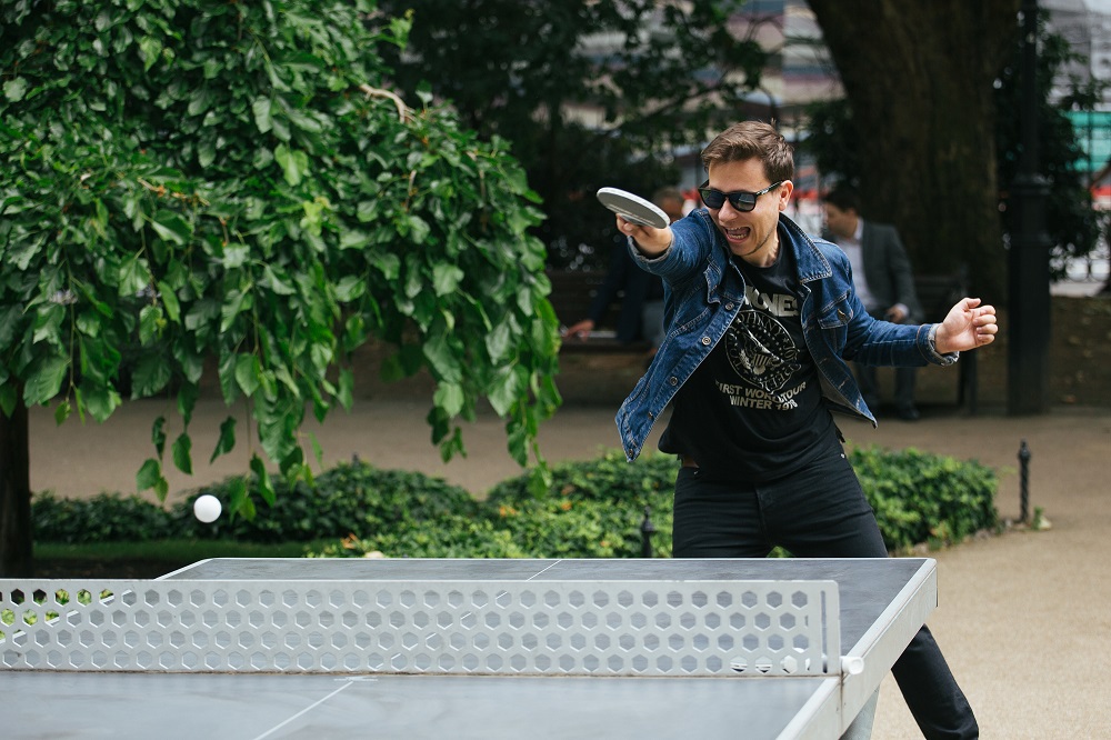 Get set for outdoor table tennis! Table Tennis England