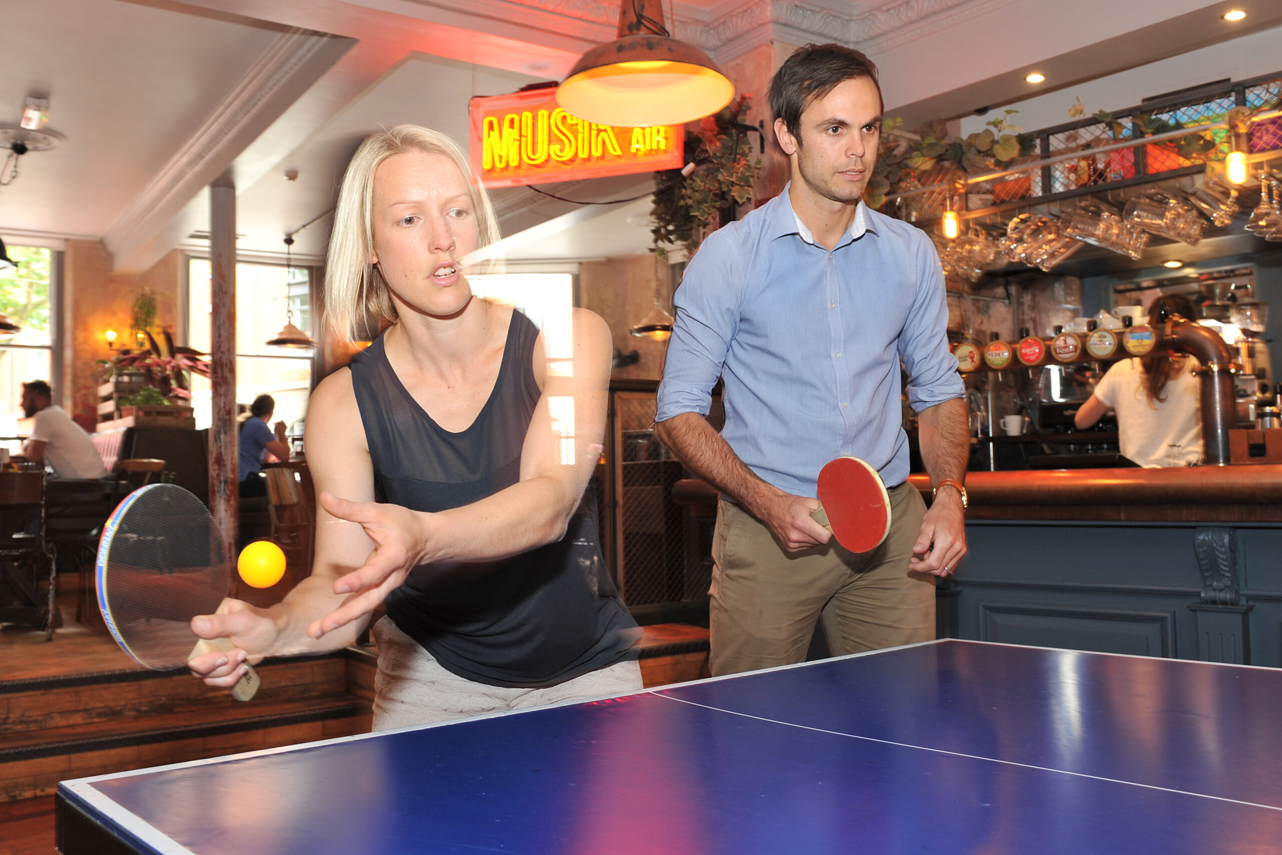 Rileys Sports Bar Table Tennis England