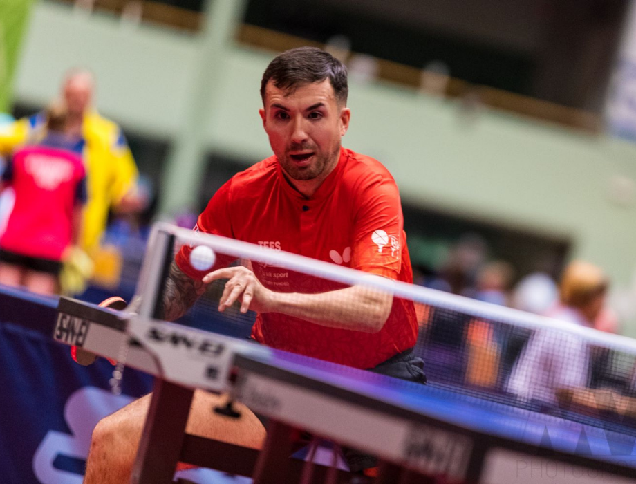Will Bayley takes gold in Slovenia - Table Tennis England
