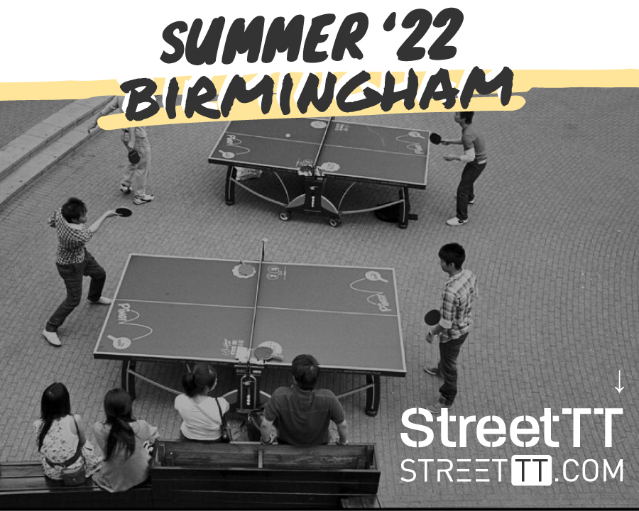 Bringing table tennis to the streets of Birmingham Table Tennis England