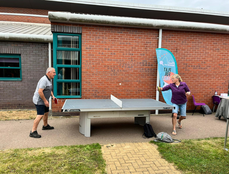 Table tennis shines at over55s fair in Milton Keynes Maldon Table