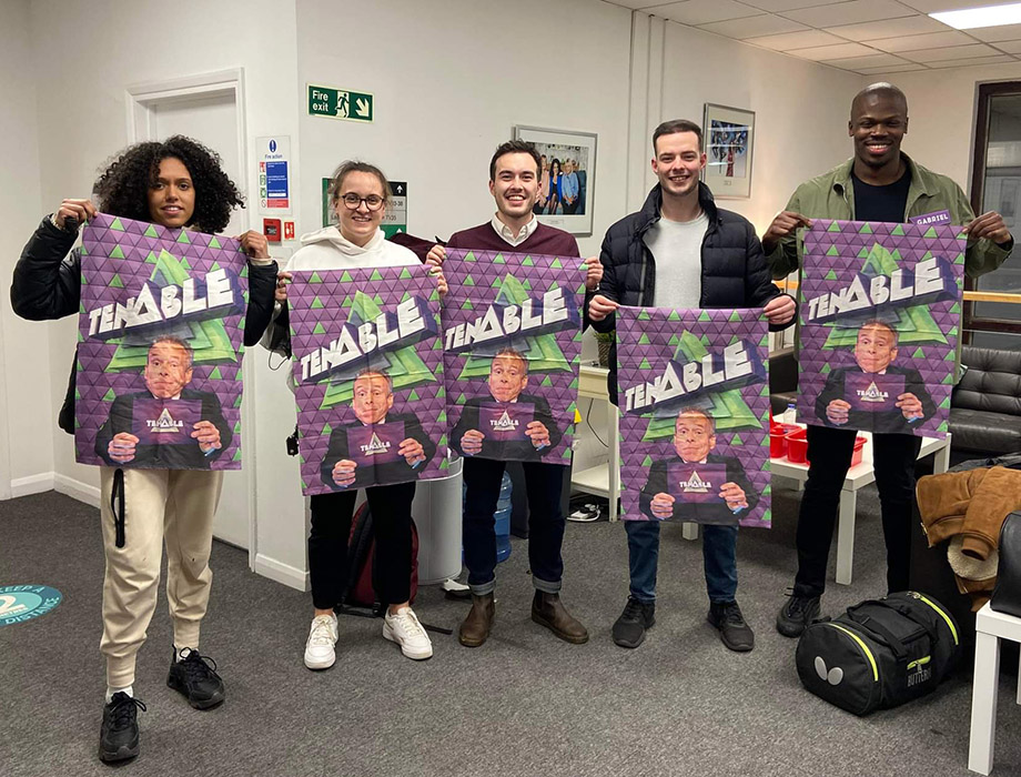 Talented table tennis team takes on TV's Tenable! - Table Tennis England