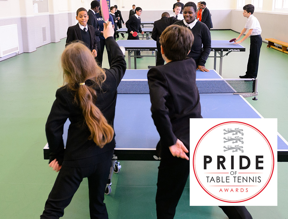 Put your star schools in the frame for a Pride of Table Tennis Award