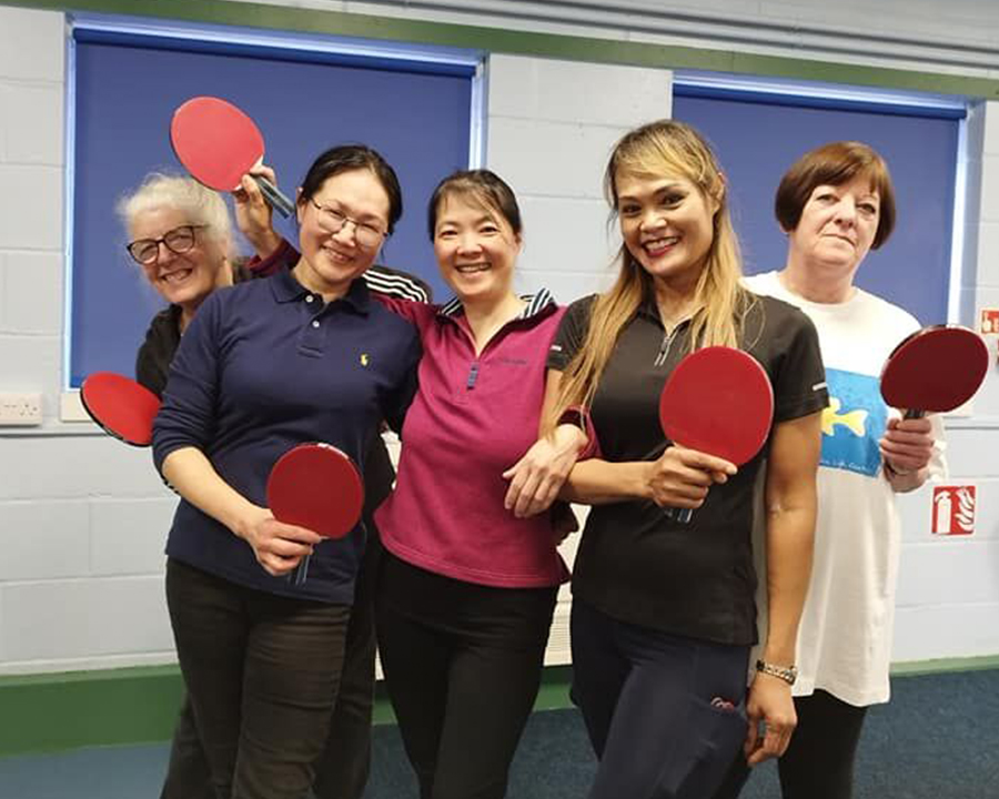 Peterborough mums connect through table tennis Table Tennis England
