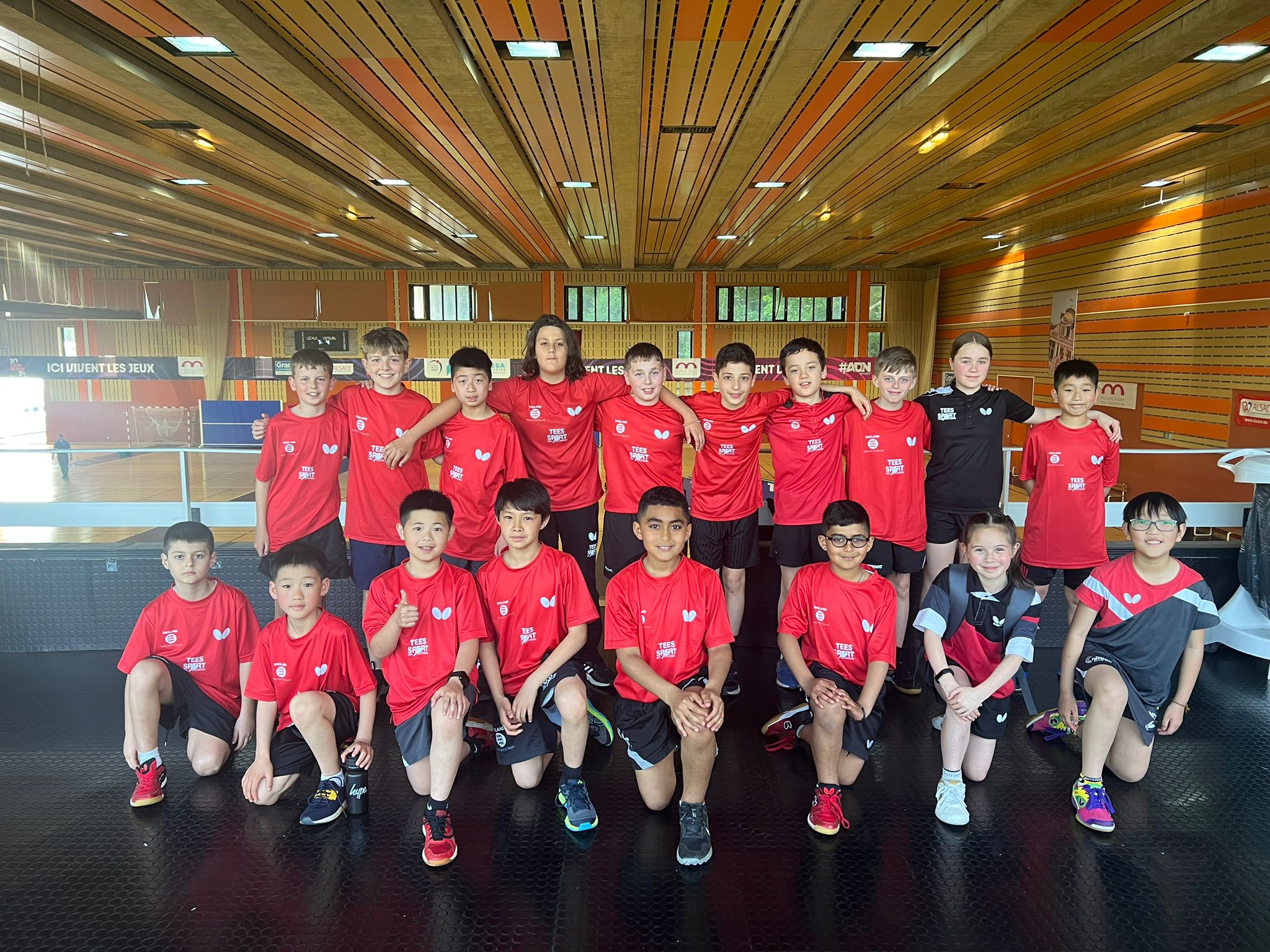 England youngsters strike gold in France Table Tennis England