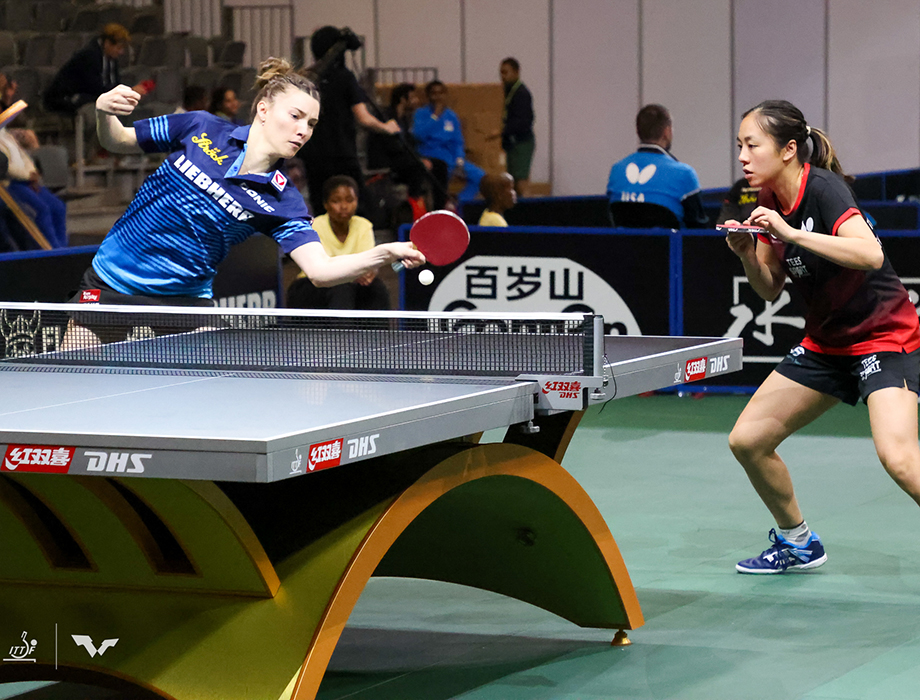 Doubles victories, but Walker goes out on day one of Worlds Bristol Table Tennis League