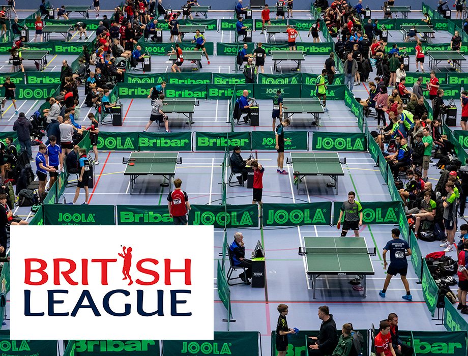 Grantham Academy target a JBL double Shrewsbury Table Tennis League