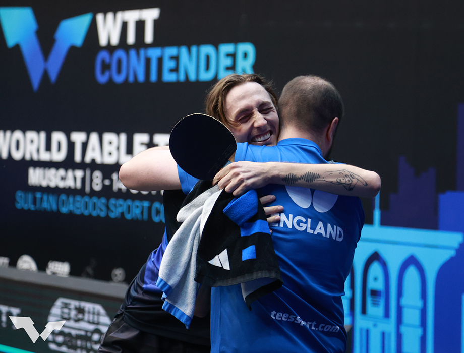 Liam credits Murphy as he reflects on Muscat success - Table Tennis England