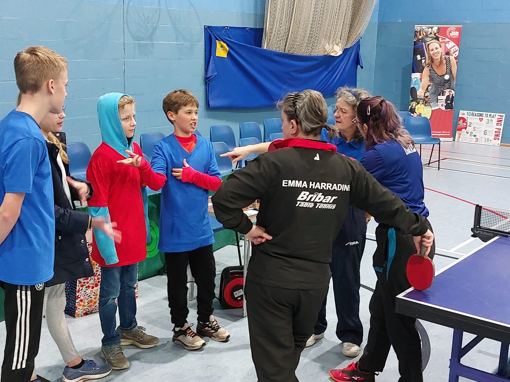 Vets stars showcase their skills as new club opens Table Tennis England