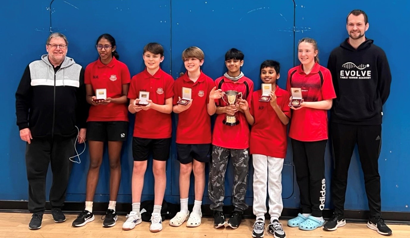 Essex edge out Middlesex to take Cadet County title Table Tennis England