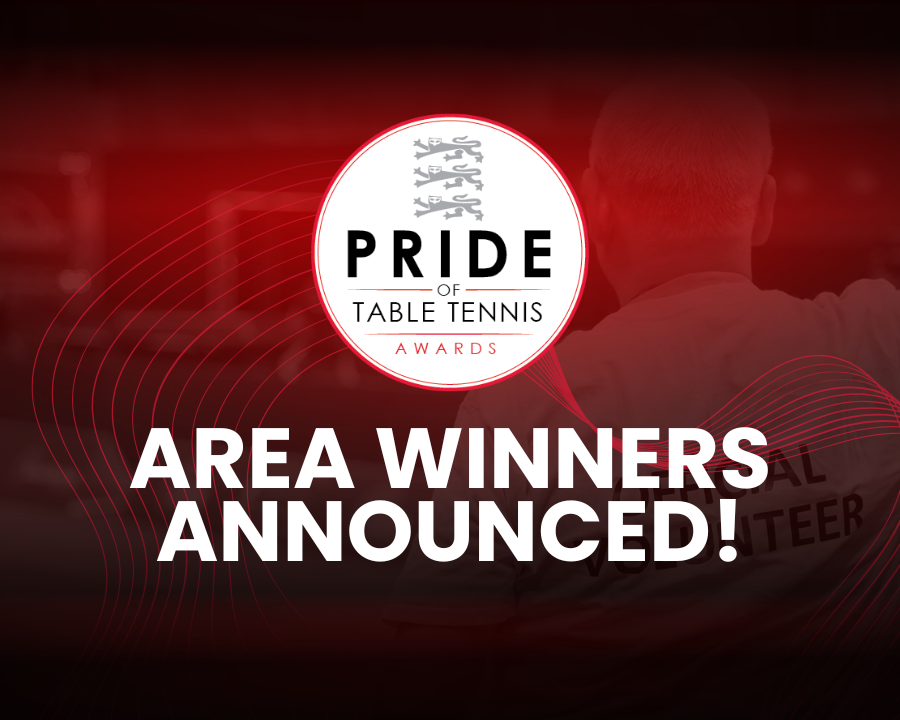 Announcing our Pride of Table Tennis Awards 2026 Area winners! 